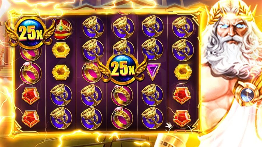 Gates of Olympus cascading wins gameplay